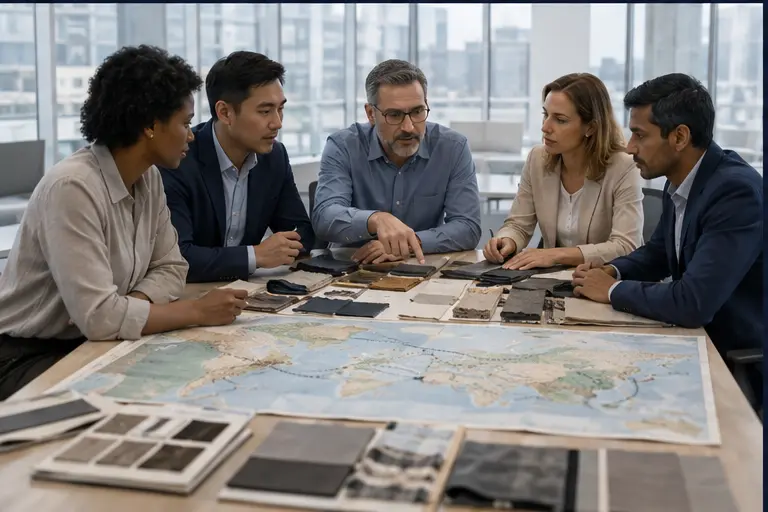 International sourcing and supply-chain coordination across shipping routes
